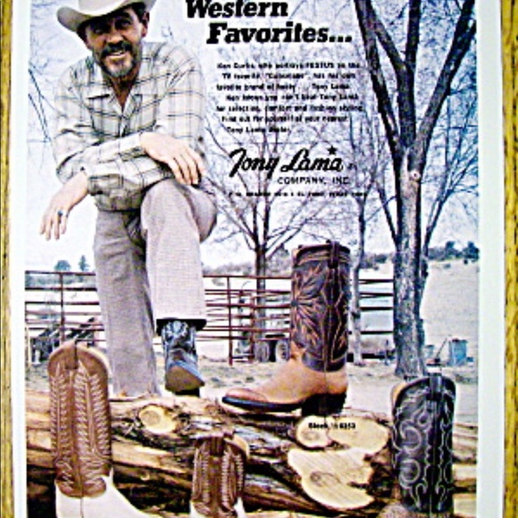 Tony Lama Men's Tan Smooth Ostrich Round Toe Exotic Western Boots in GUC - Picture 7 of 8